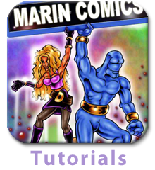 Tutorials - Wie entsteht eine Zeichnung bei Marin Comics?