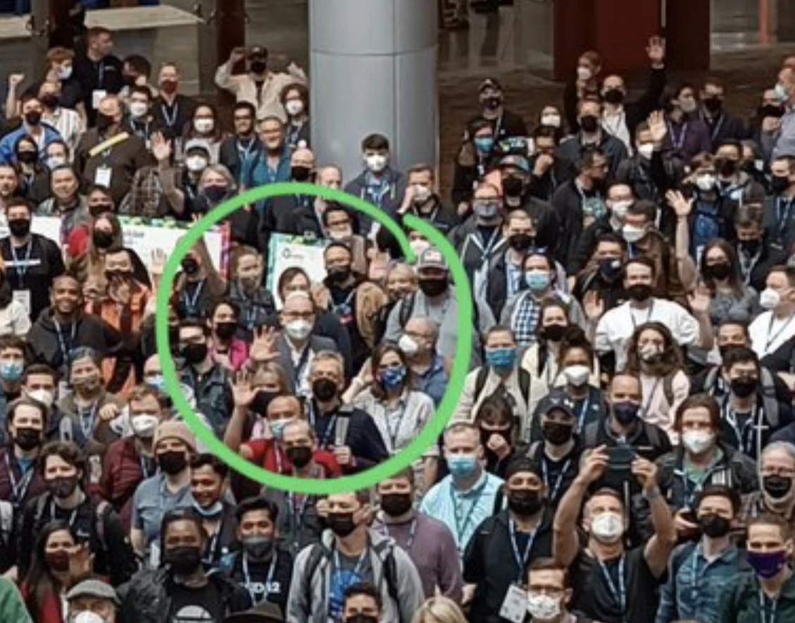 A detail section of the group shot showing Marin