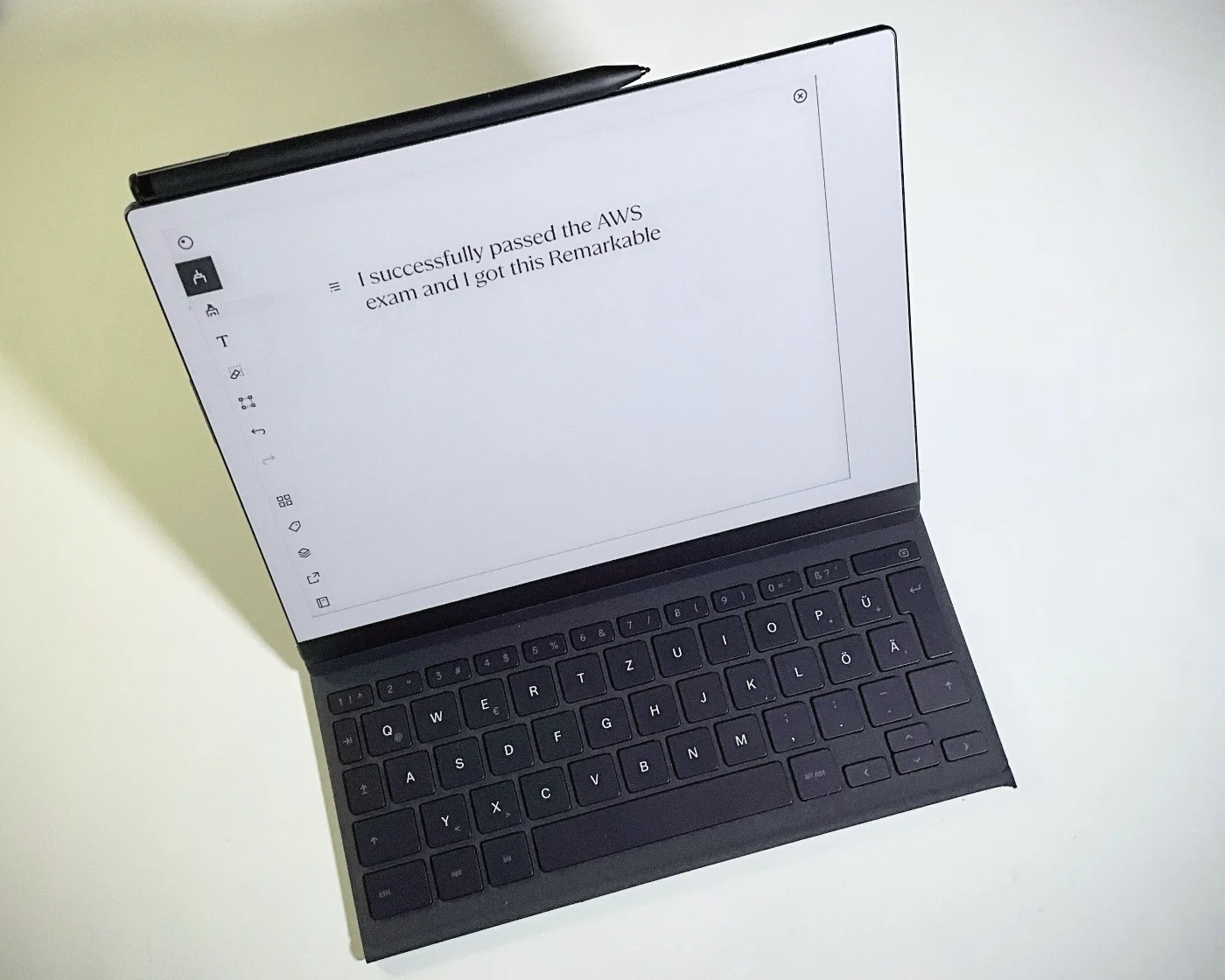 As
an award, I bought myself a Remarkable 2 tablet for digital note-taking