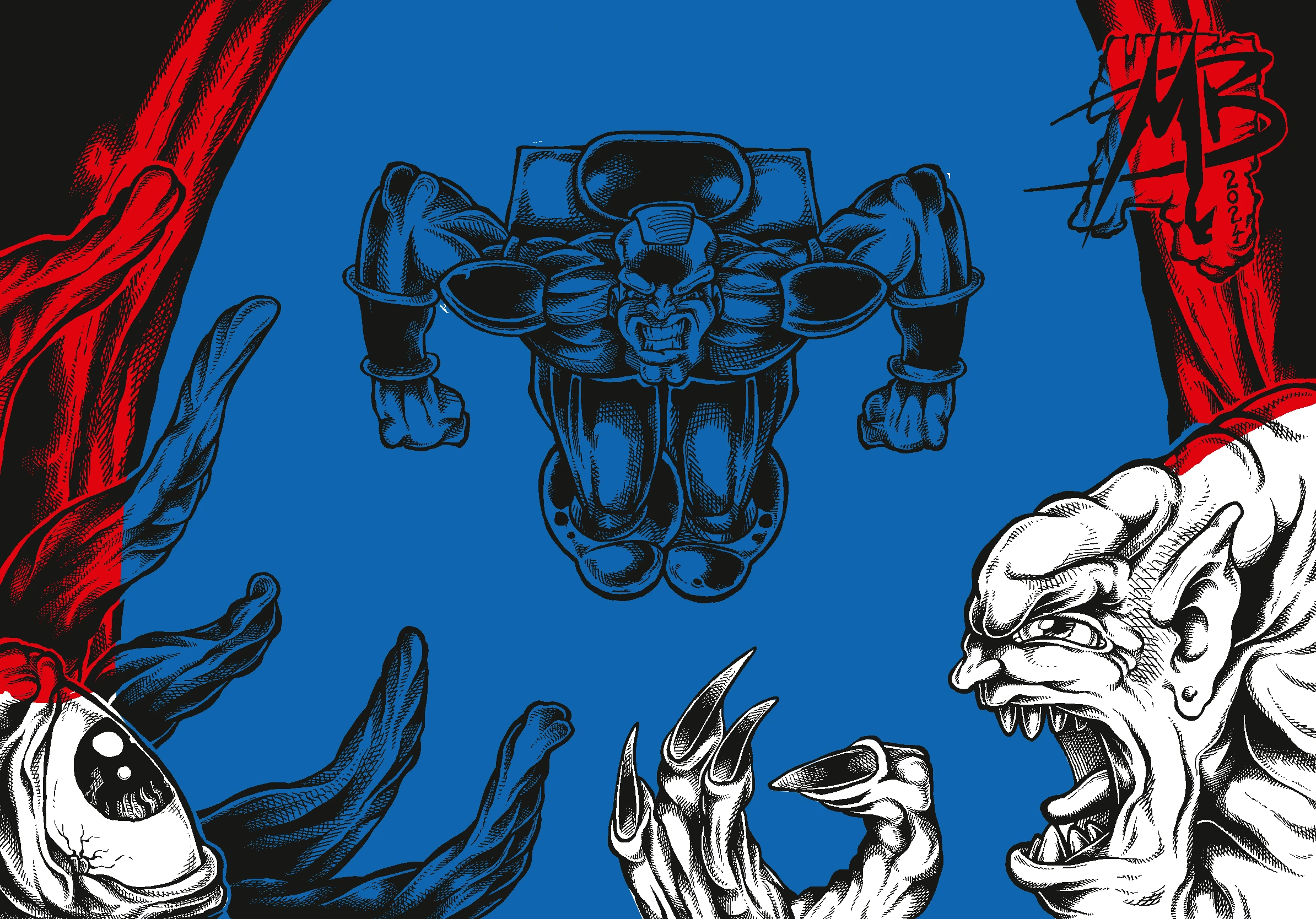 Step 4 of drawing process