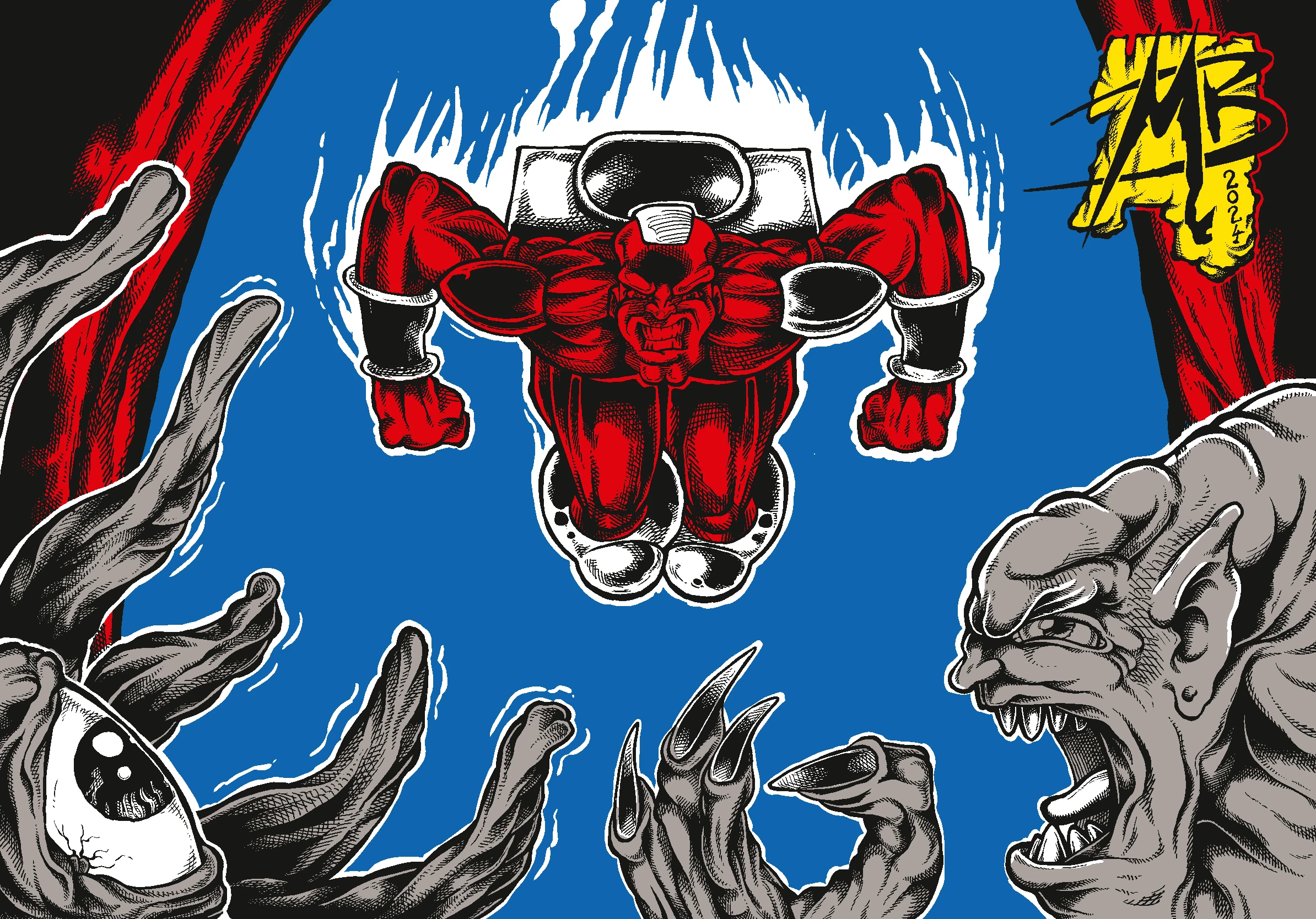 Step 5 of drawing process