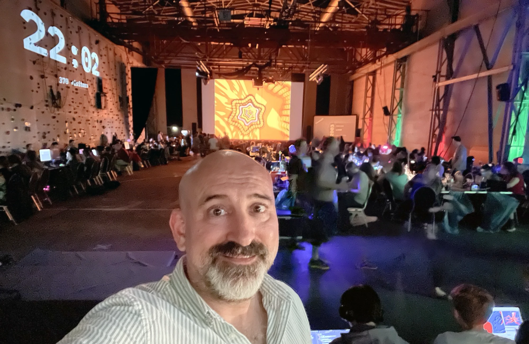 A selfie Marin at Evoke 2024