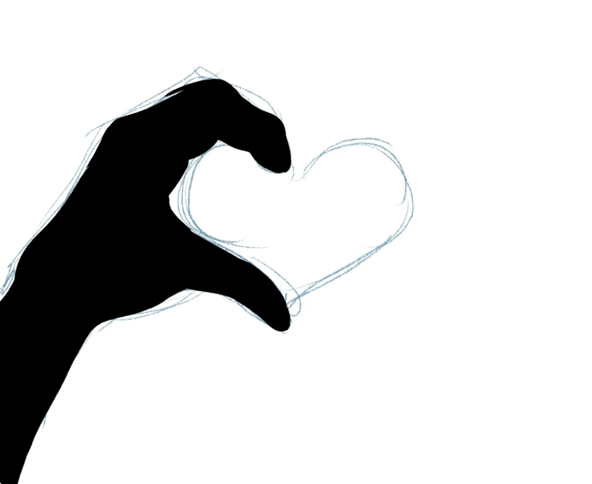 Step 2 of drawing process