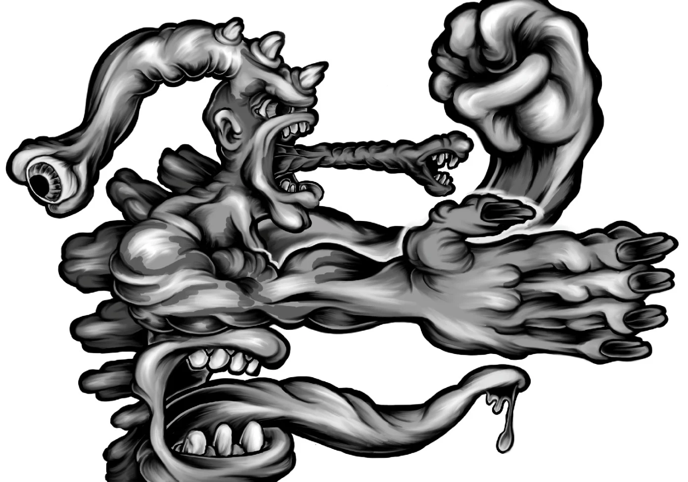 Step 4 of drawing process