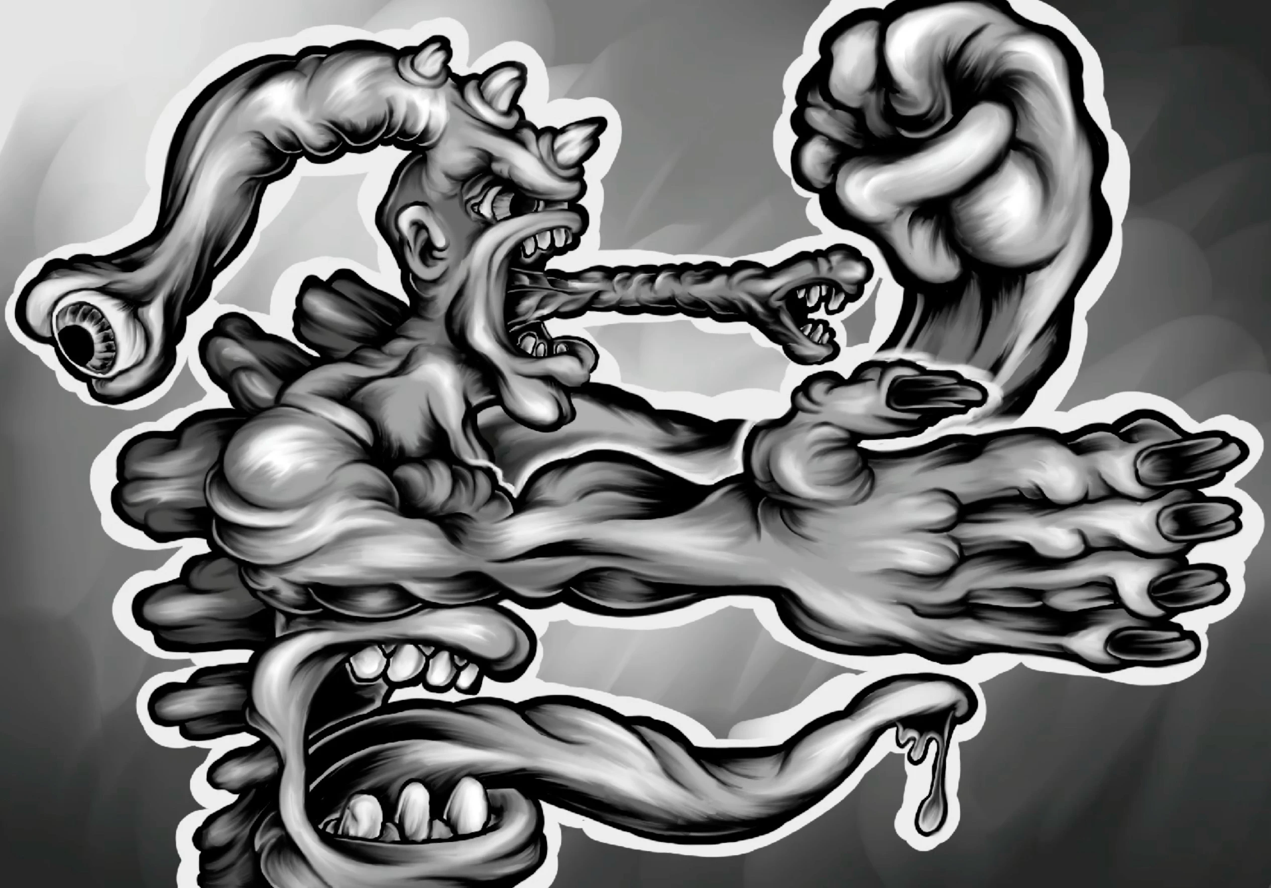 Step 5 of drawing process