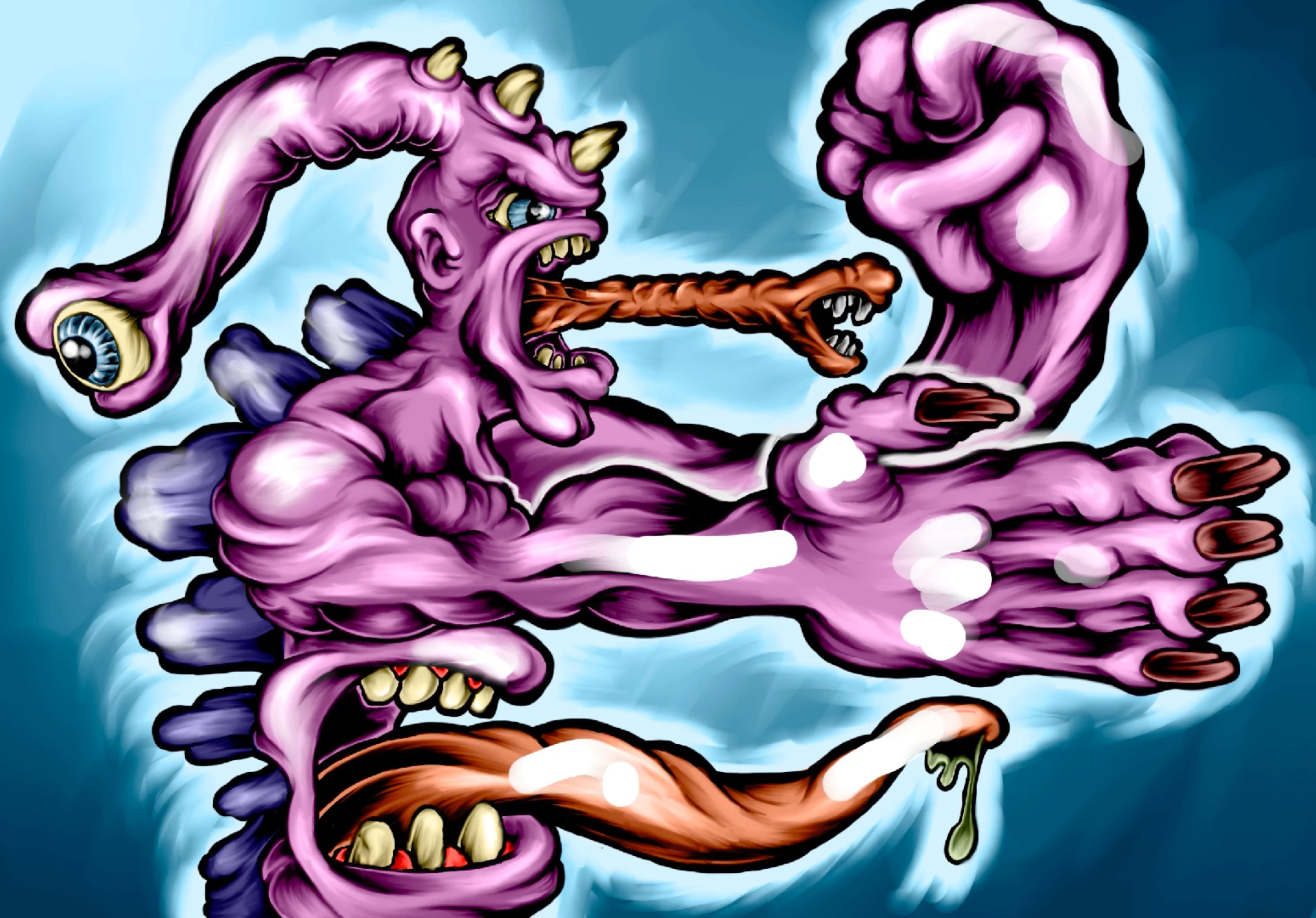 Step 5 of drawing process