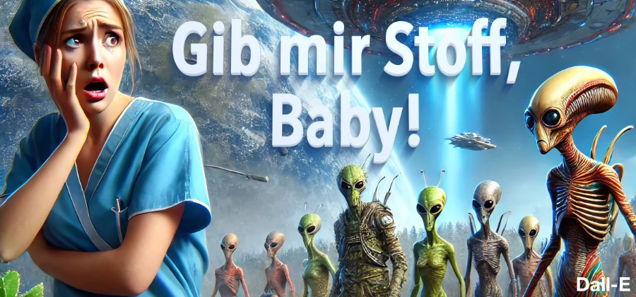 Gib mir Stoff, Baby!
