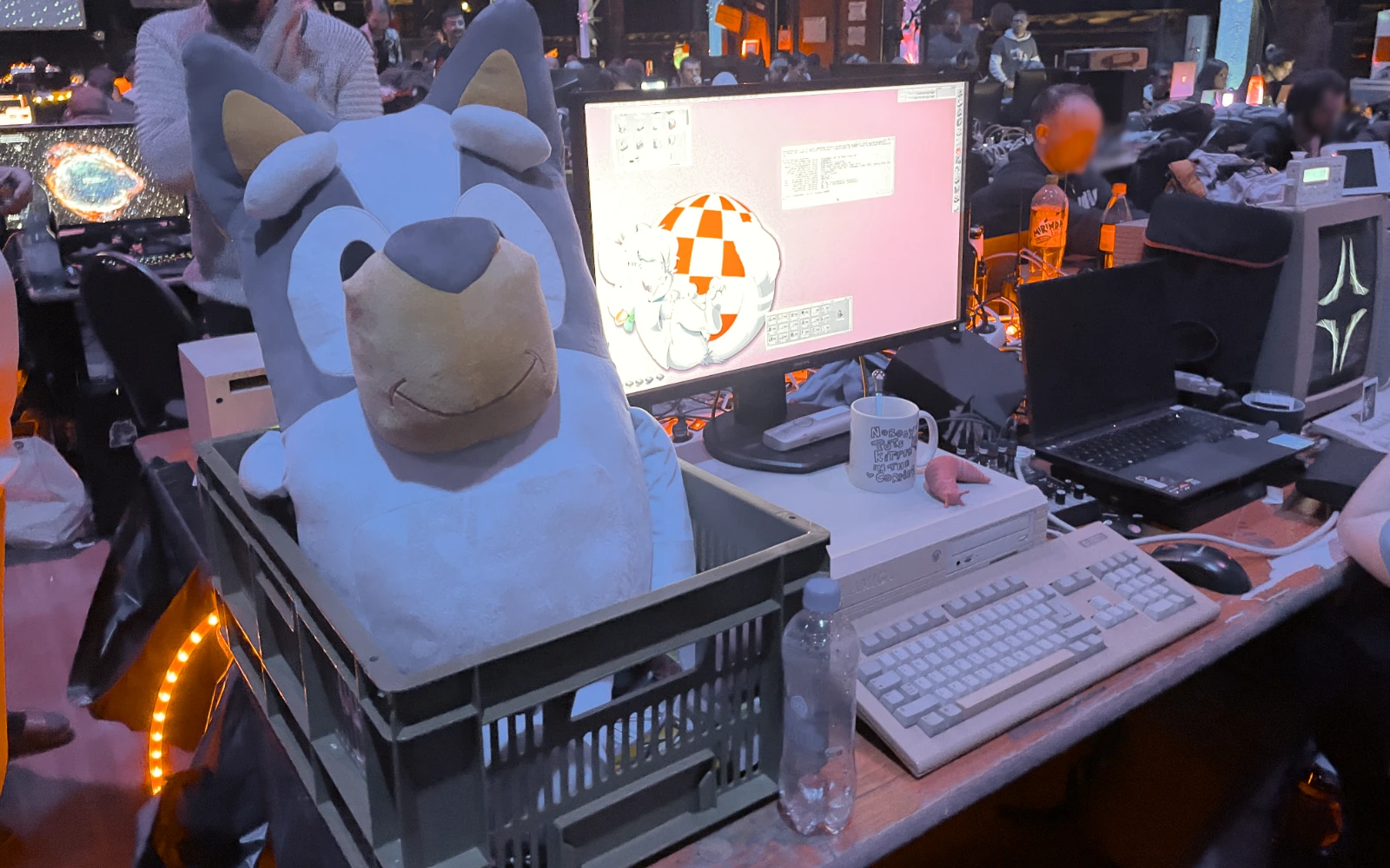 A classic Commodore Amiga setup at Revision.