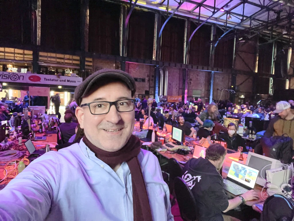 Marin at Revision 2023 inside the venue.