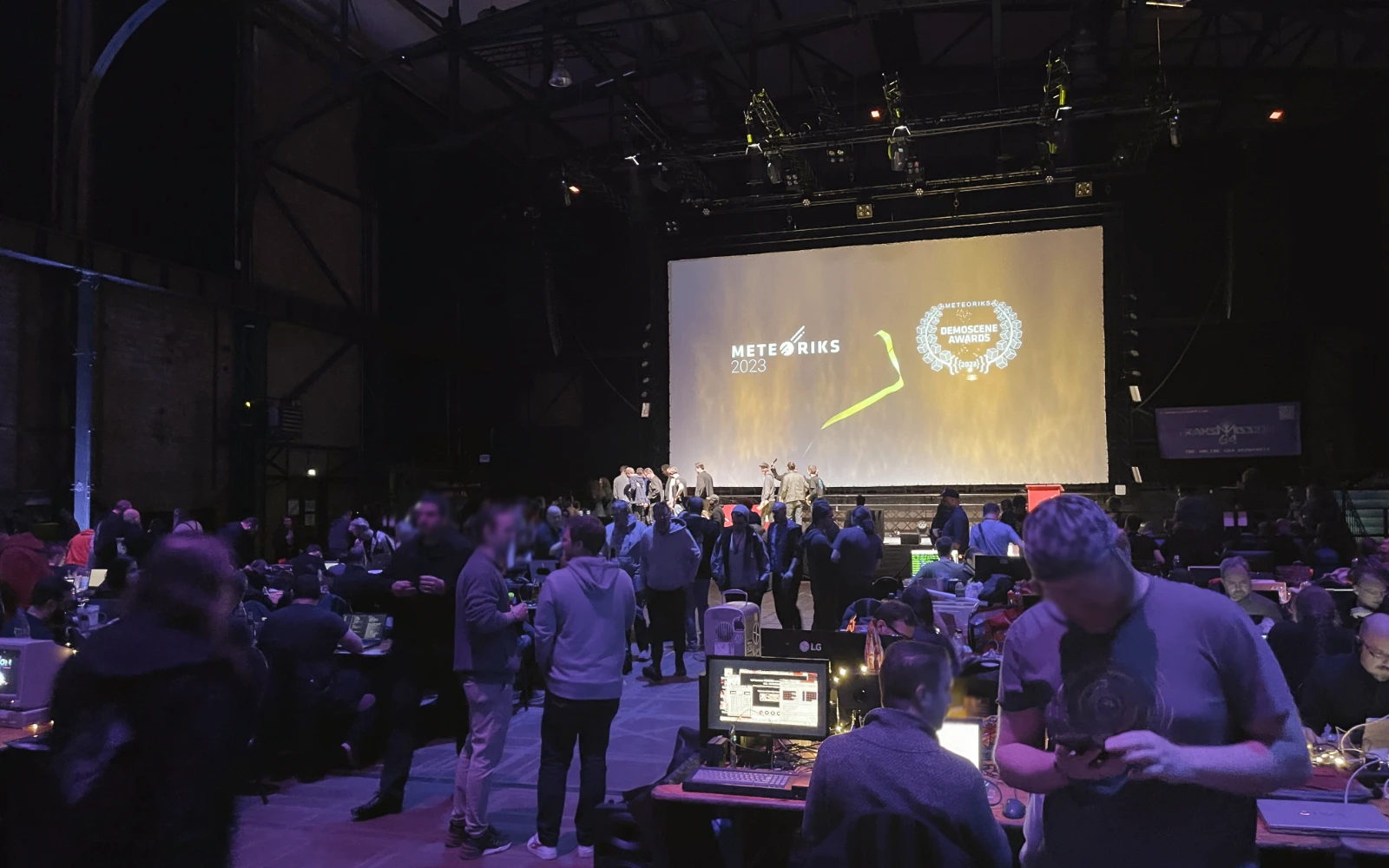 Stage photo from the Meteoriks awards ceremony at Revision.